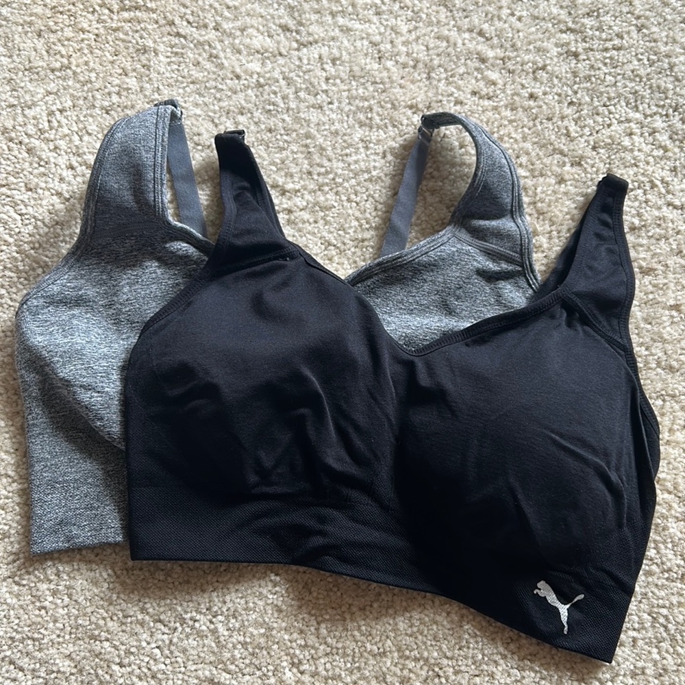 2-Pack Puma Padded Convertible Sports Bras